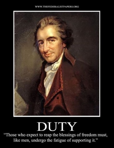 Thomas Paine ~ duty