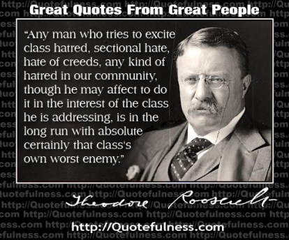 T. Roosevelt ~identity politics