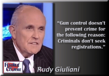 Rudy Giuliani: Gun Control